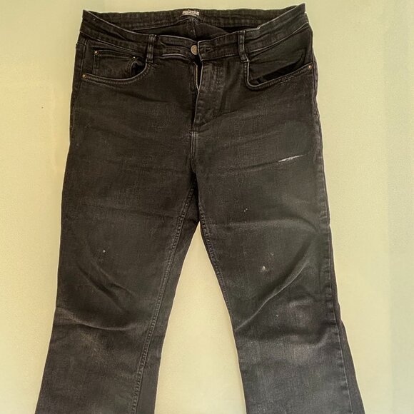 ZARA TRAFALUC DENIM COLLECTION & Size 12 100% Cotton - Picture 2 of 10